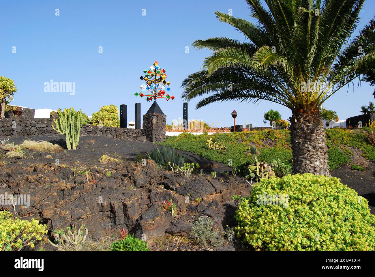 Fundacion Cesar Manrique, Taro de Tahiche, Lanzarote, Kanarische Inseln, Spanien Stockfoto