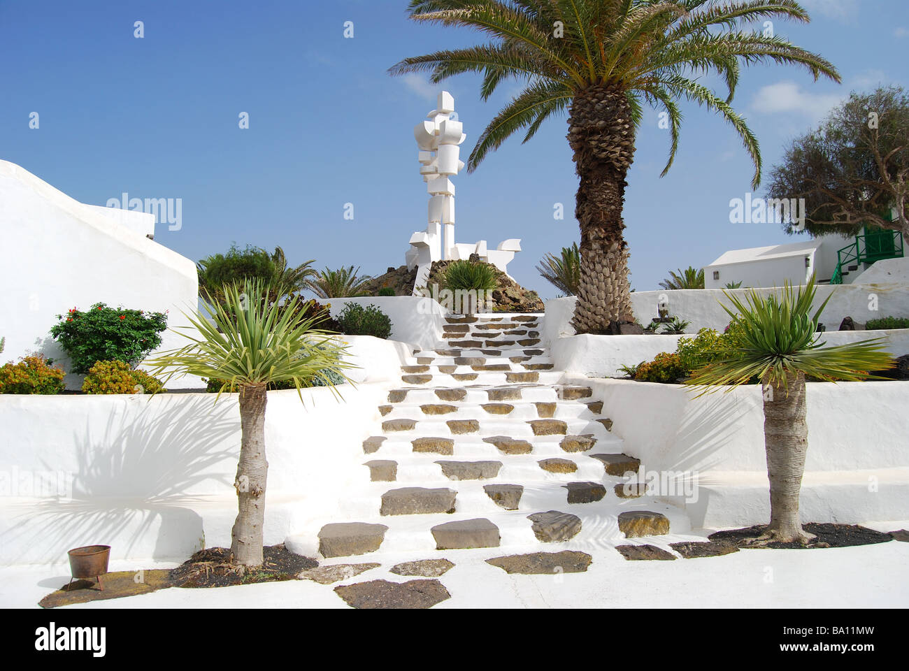 Monumento Al Campesino und Casa Museo Del Campesino, Mozaga, Lanzarote, Kanarische Inseln, Spanien Stockfoto