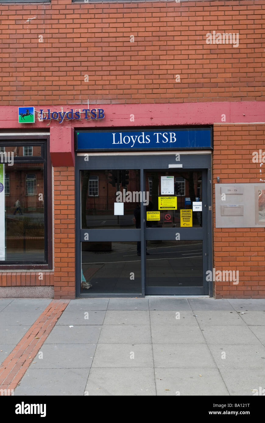 Lloyds TSB Bank im Stadtzentrum von Manchester UK Stockfoto