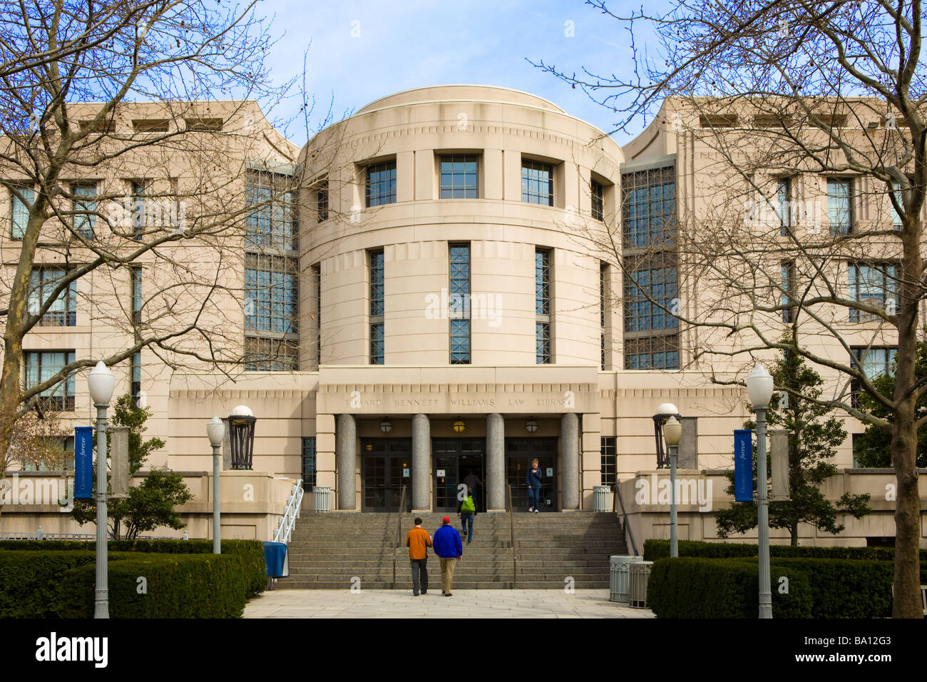 Edward Bennett Williams Law Library in Washington D.C. Georgetown Law School Stockfoto