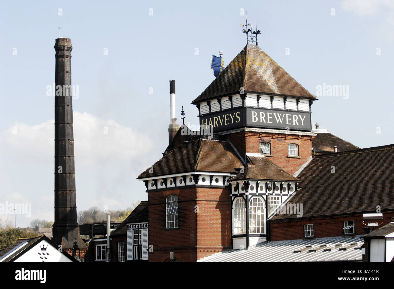 Haveys Brauerei in Lewes Stadtzentrum East Sussex Stockfoto