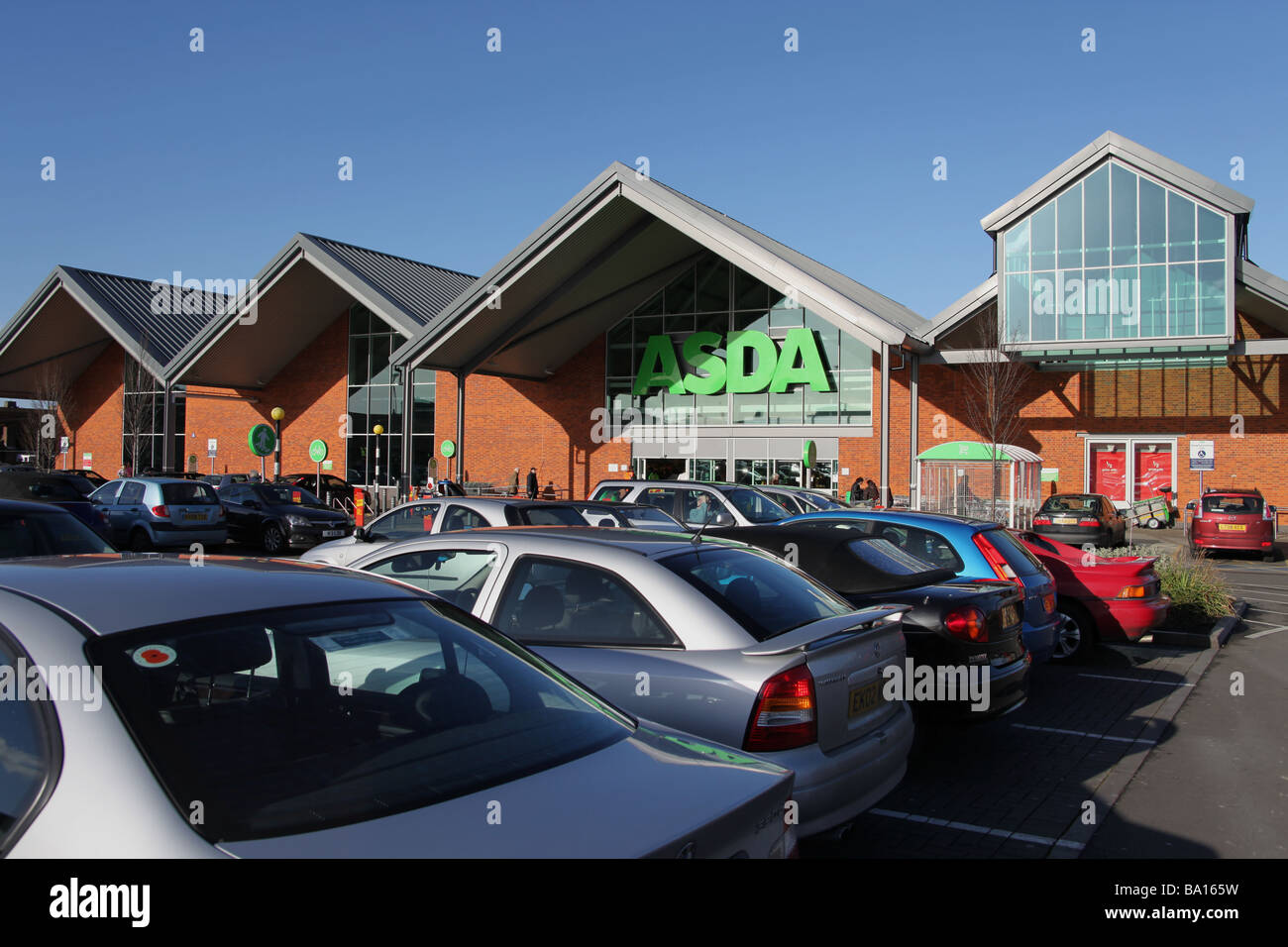 ASDA super Store, Biggleswade, England Stockfoto