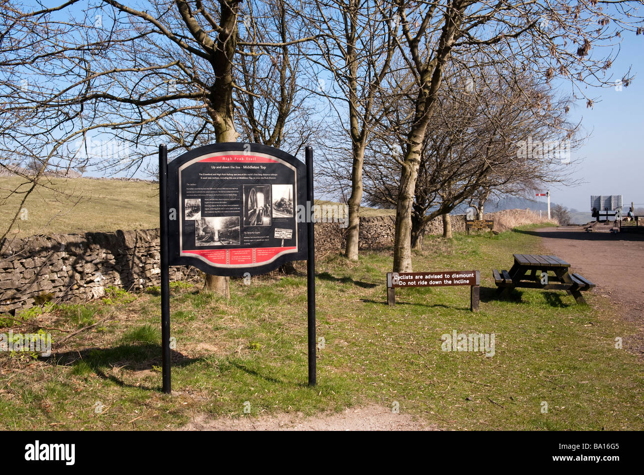 High Peak Trail "Middleton Top", Derbyshire, England, "Great Britain", "Großbritannien" Stockfoto