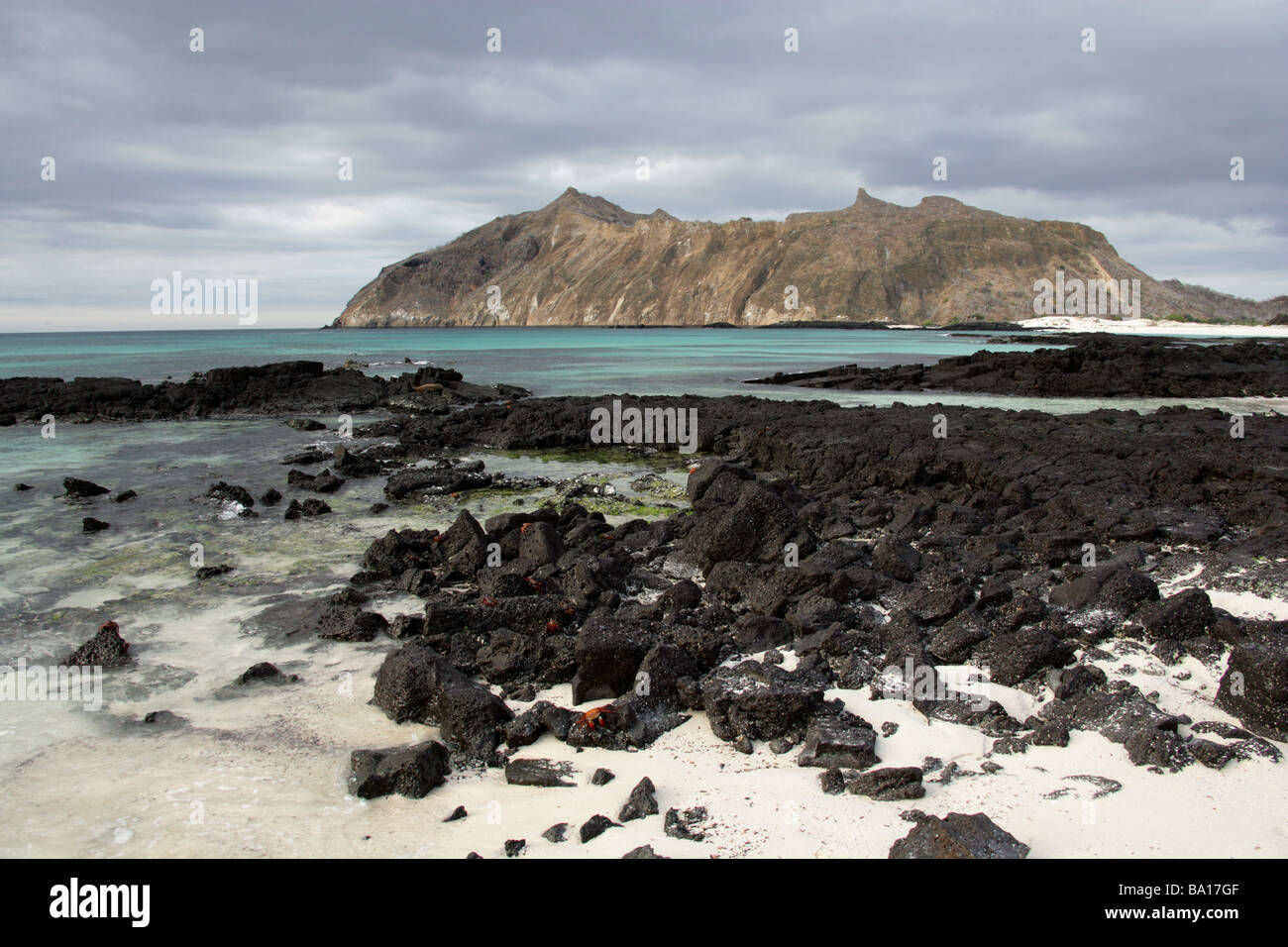 Cerro Brujo Beach, San Cristobal Insel, Galapagos-Inseln, Ecuador, Südamerika. Stockfoto