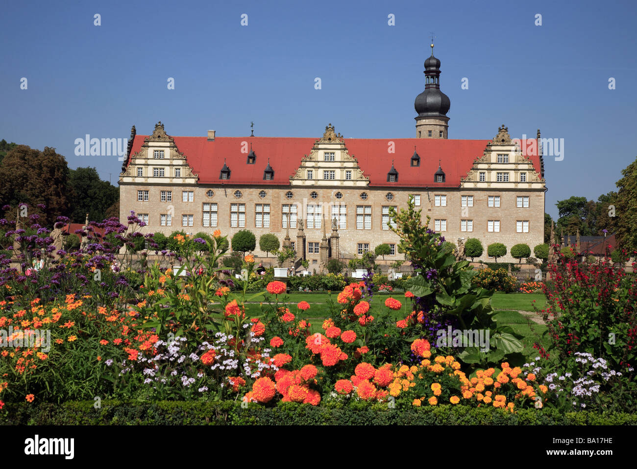 Das Palais von Weikersheim Baden-Württemberg Deutschland Stockfoto