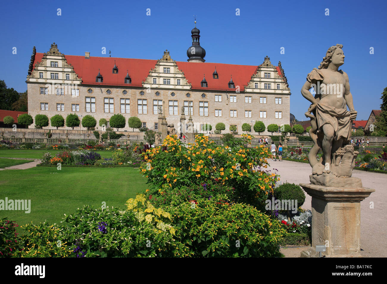 Das Palais von Weikersheim Baden-Württemberg Deutschland Stockfoto