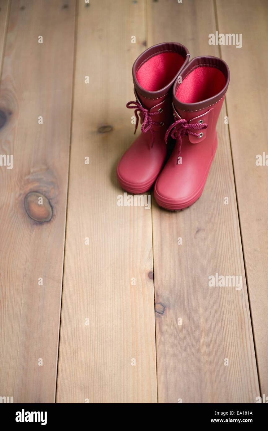 Regenstiefel Stockfoto