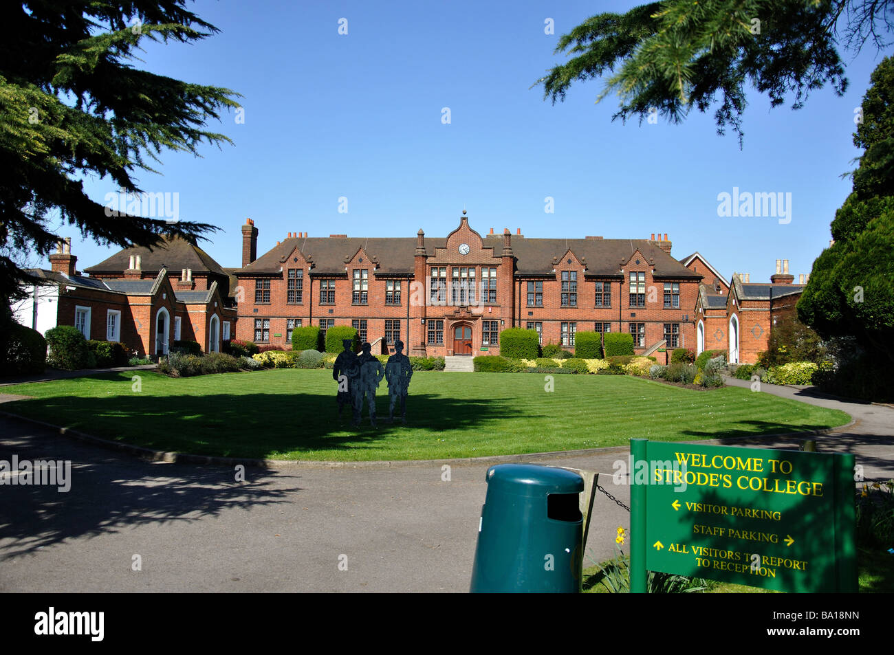 Schritt des College, Egham, Surrey, England, Vereinigtes Königreich Stockfoto