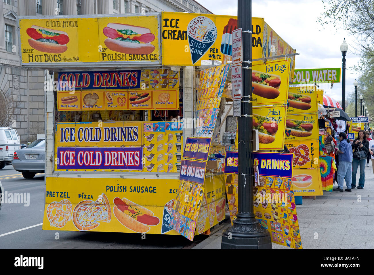 Hotdog-stand Stockfoto