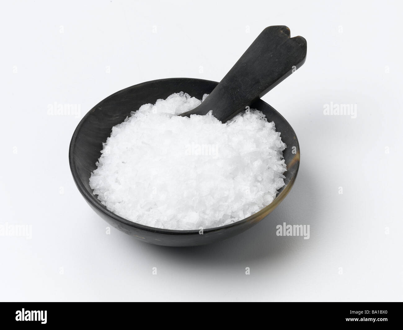 Meer, Salz und Meer salt,cut.out.white,background Stockfoto