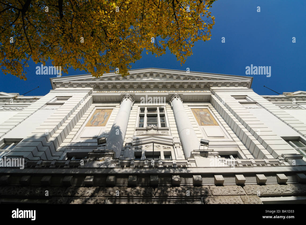 Das Logenhaus Provinzialloge Niedersachsen am Moorweidenstraße in Hamburg, Deutschland. Stockfoto