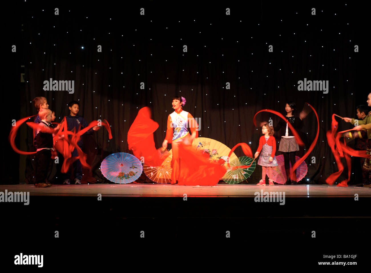 chinesische Akrobat, Chinesisch durchführen, tradition Stockfoto