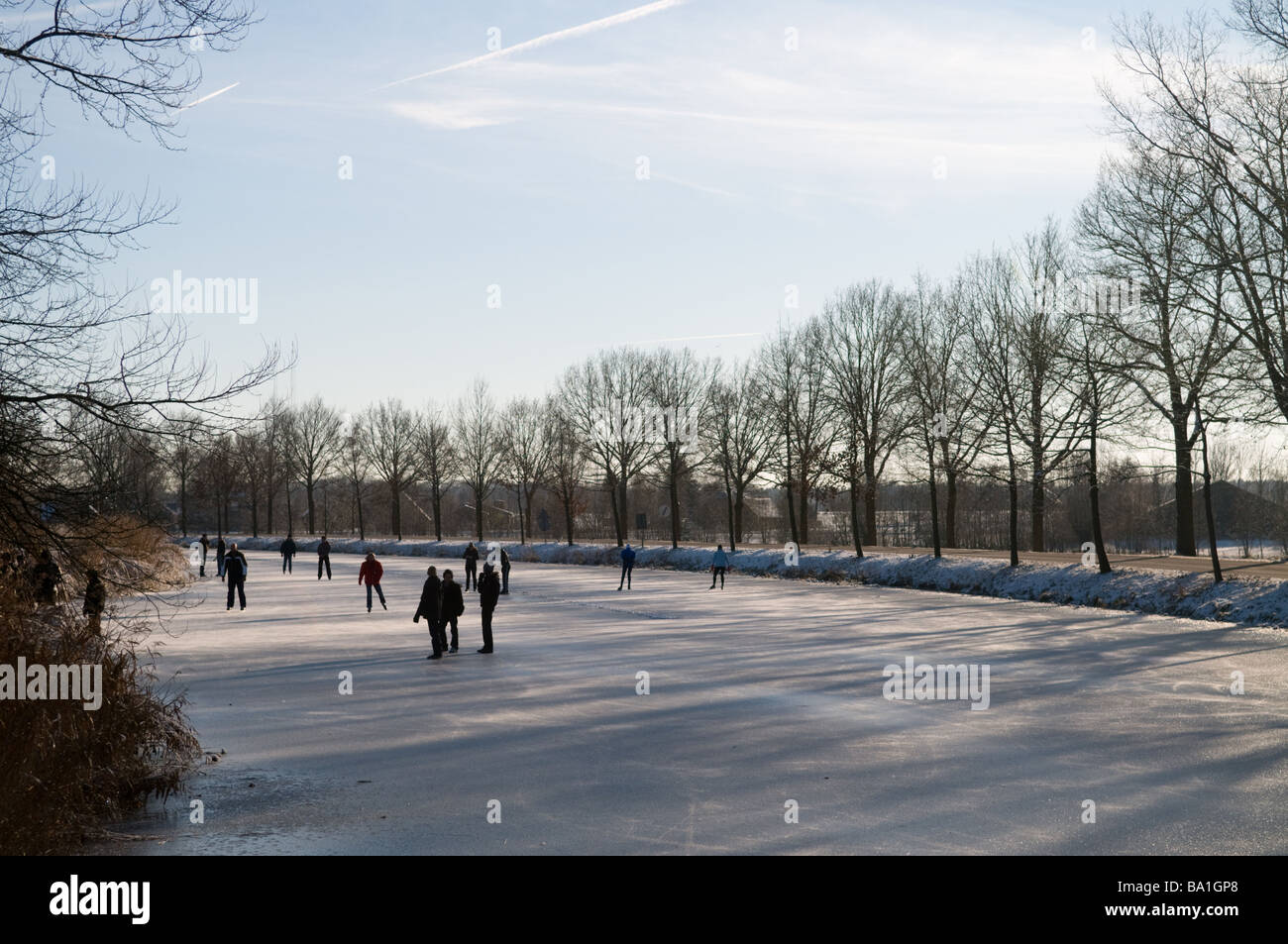 Winterlandschaft Stockfoto