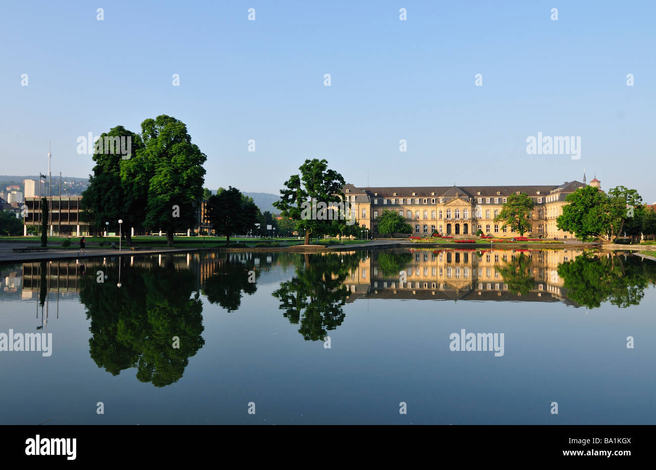 Neuer Palast (Neues Schloss), Stuttgart, Baden-Württemberg, Deutschland Stockfoto