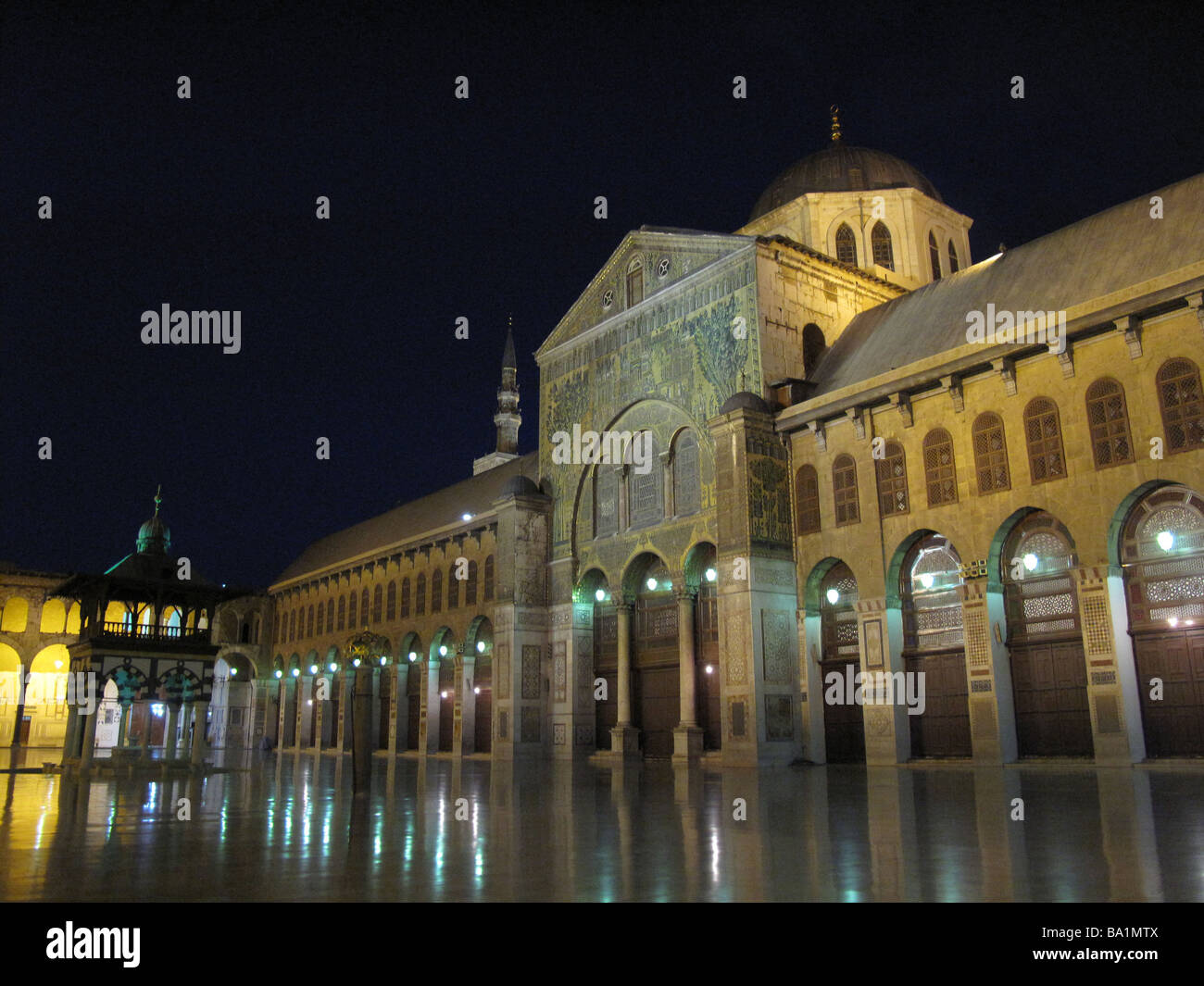 Großen Umayyad oder Omaijaden Moschee Damaskus Syrien Gran Mezquita Omeya Damasco SIRIA Stockfoto