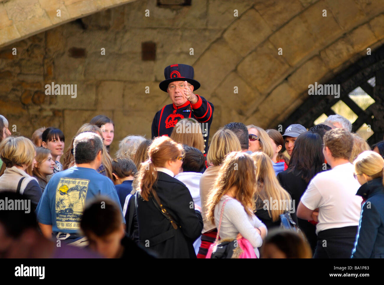 Beefeater oder Yeoman, Tower of London, England, UK Stockfoto
