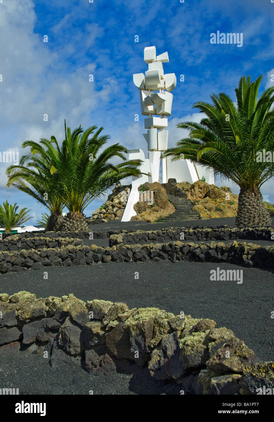 Monumento al Campesino La Geria Mozaga Kanaren Lanzarote Spanien Stockfoto