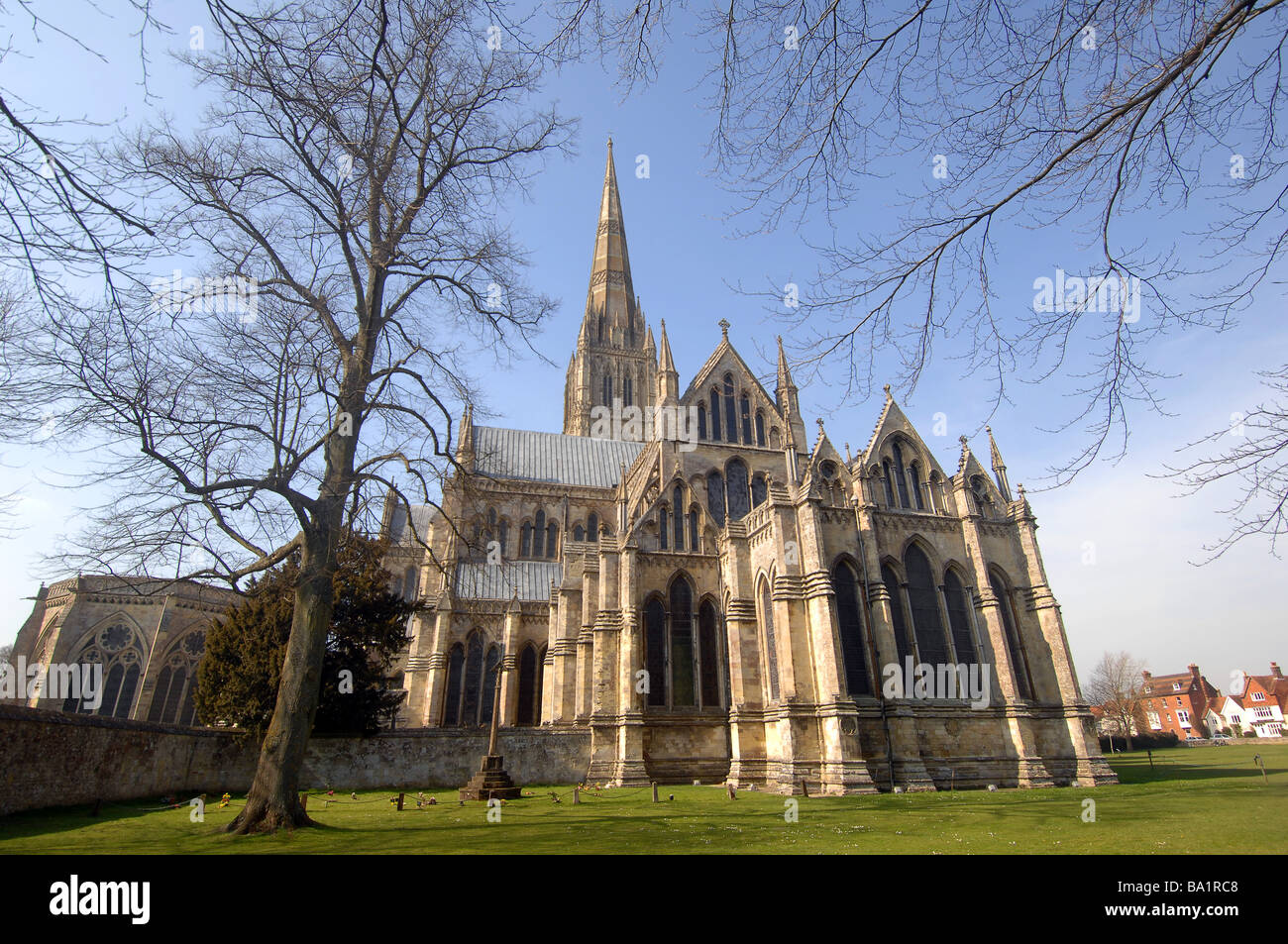 Salisbury Kathedrale, Wiltshire, England, UK Stockfoto