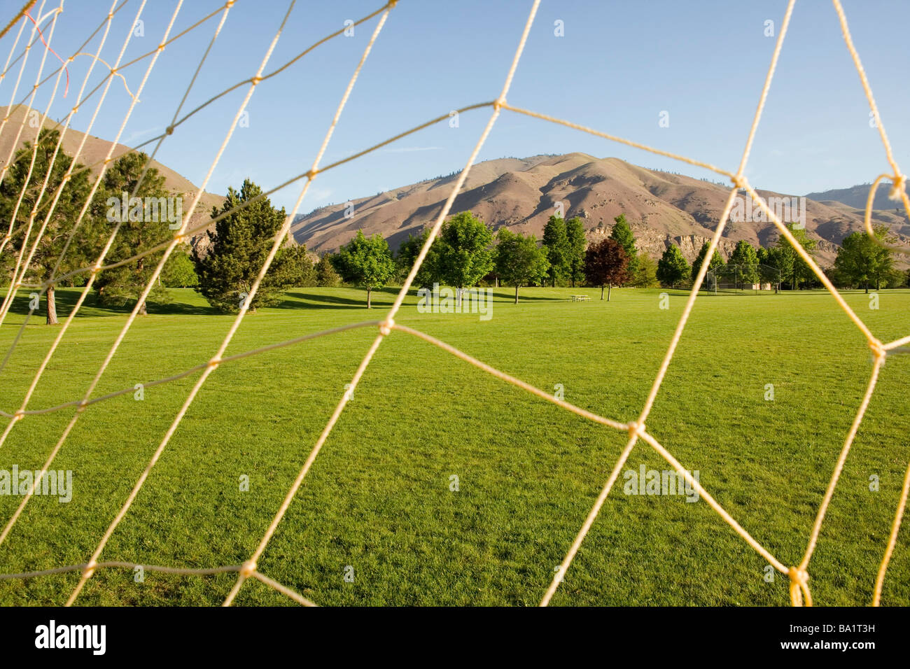Fußballplatz - Lincoln Rock State Park, Washington Stockfoto