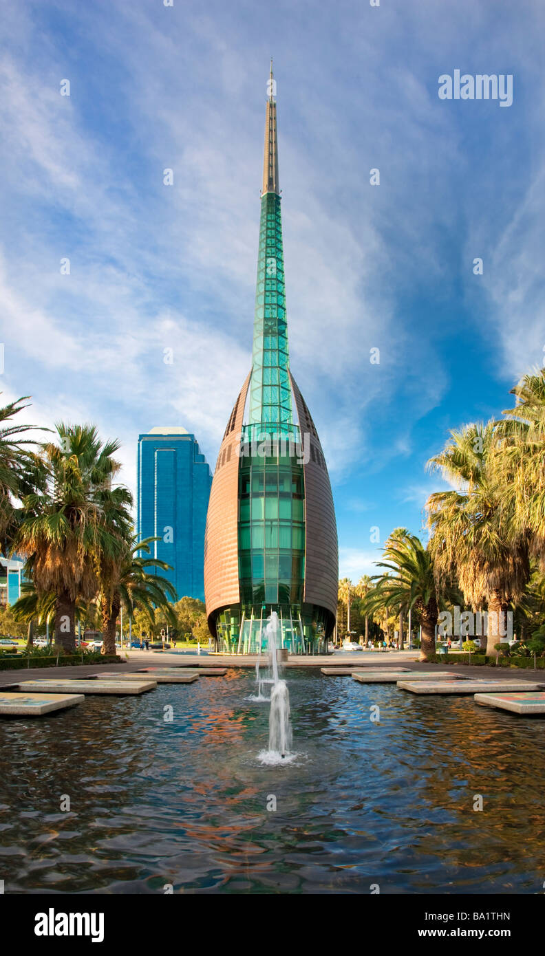 Swan Bell Tower im Kasernenhof in Perth, Australien Stockfoto