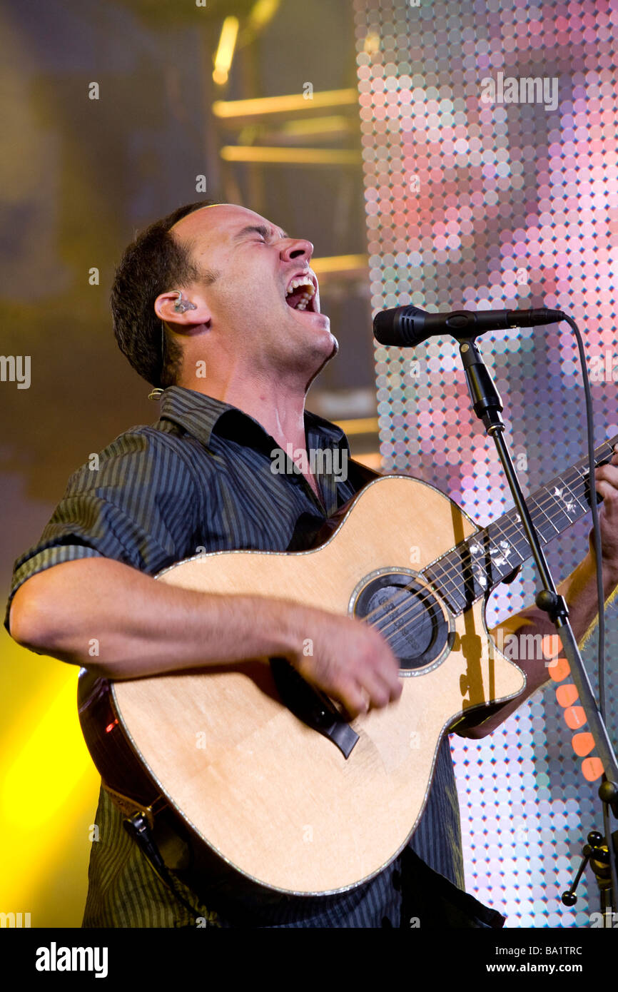 Dave Matthews führt auf dem Mile High Music Festival in Denver Stockfoto