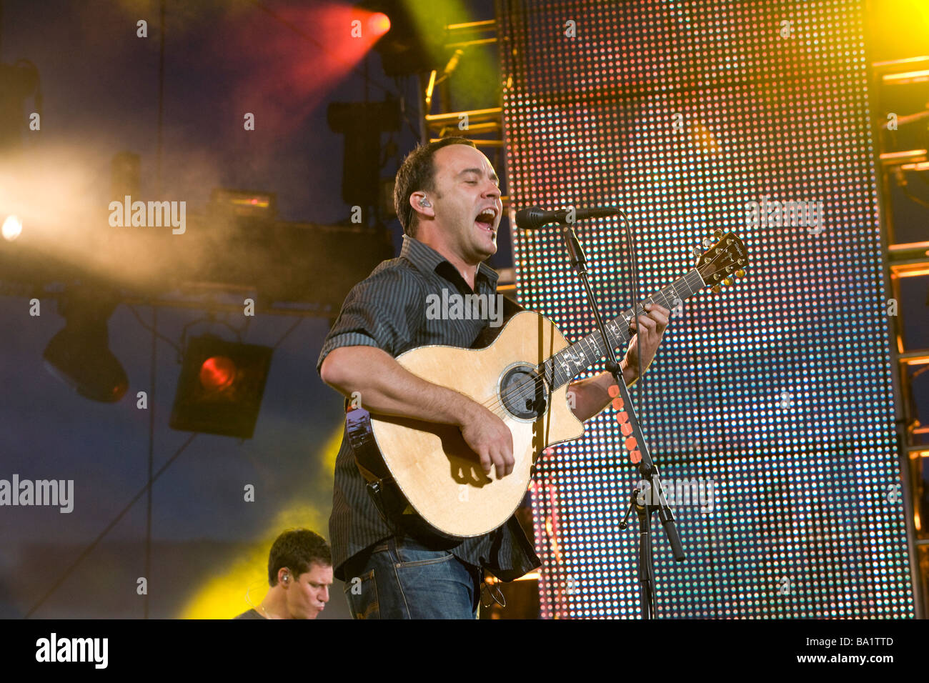 Dave Matthews führt auf dem Mile High Music Festival in Denver Stockfoto