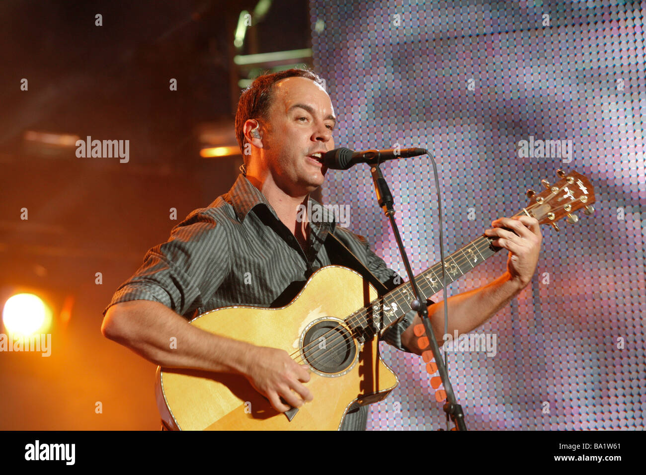 Dave Matthews führt auf dem Mile High Music Festival in Denver Stockfoto