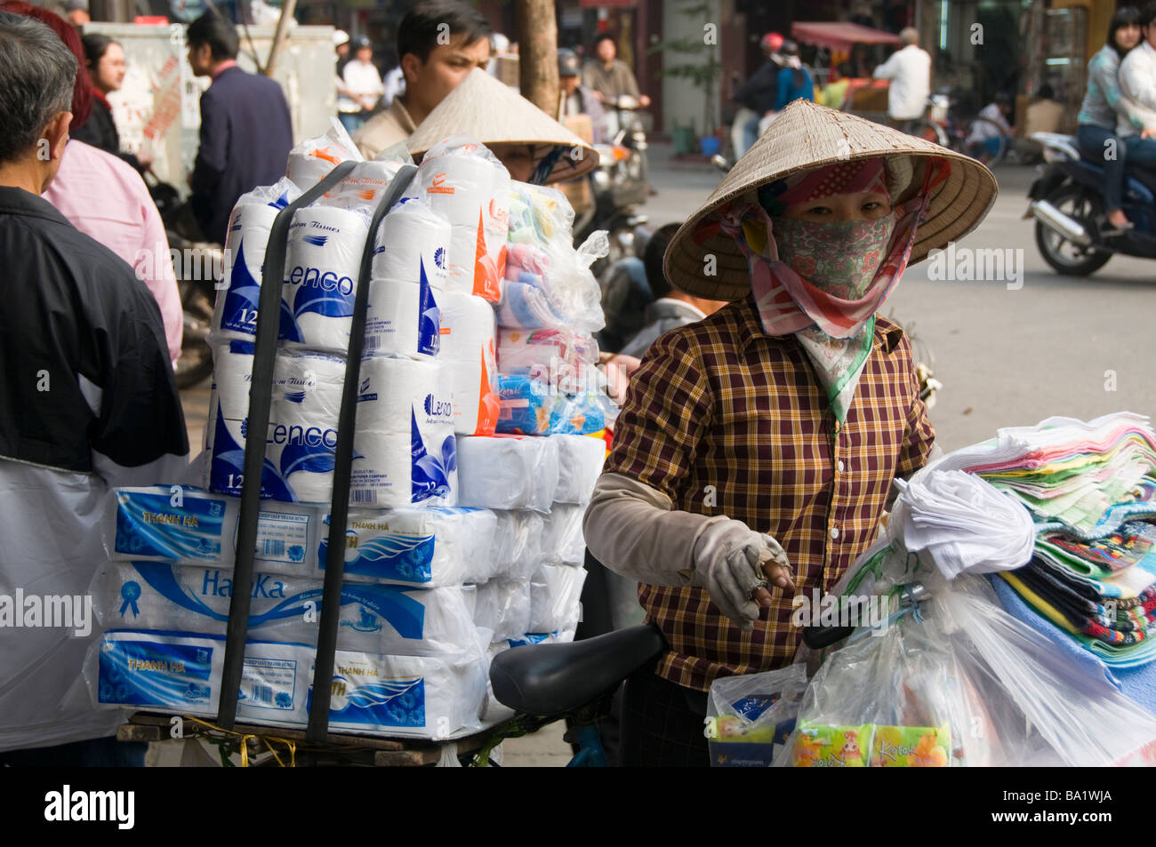Toilettenpapier Hersteller in Hanoi Vietnam Stockfoto
