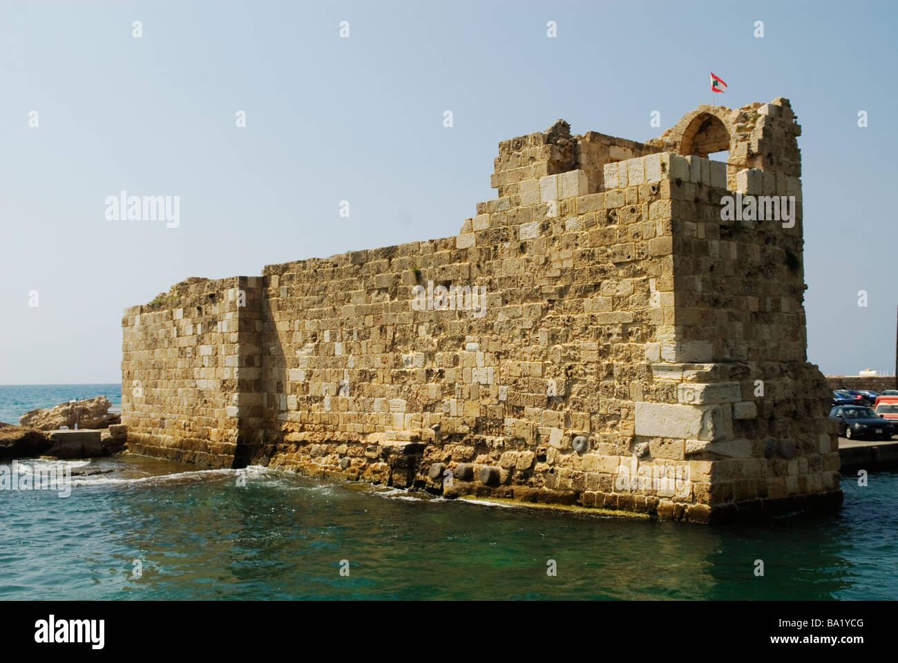 Zitadelle von Byblos Libanon Nahost Asien Stockfoto