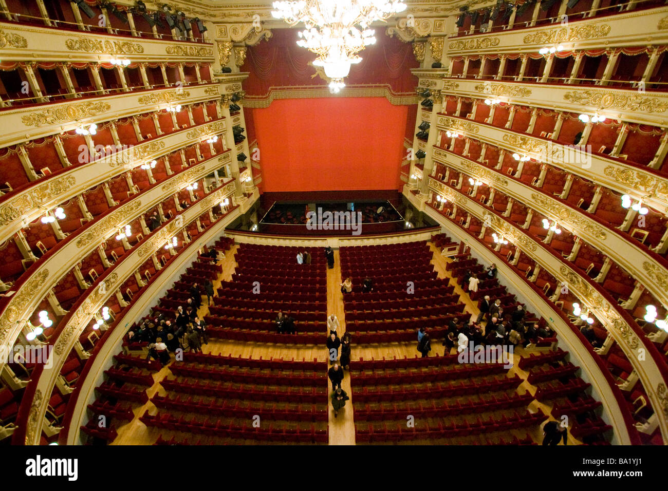 Opernhaus La Scala in Mailand Italien Stockfoto