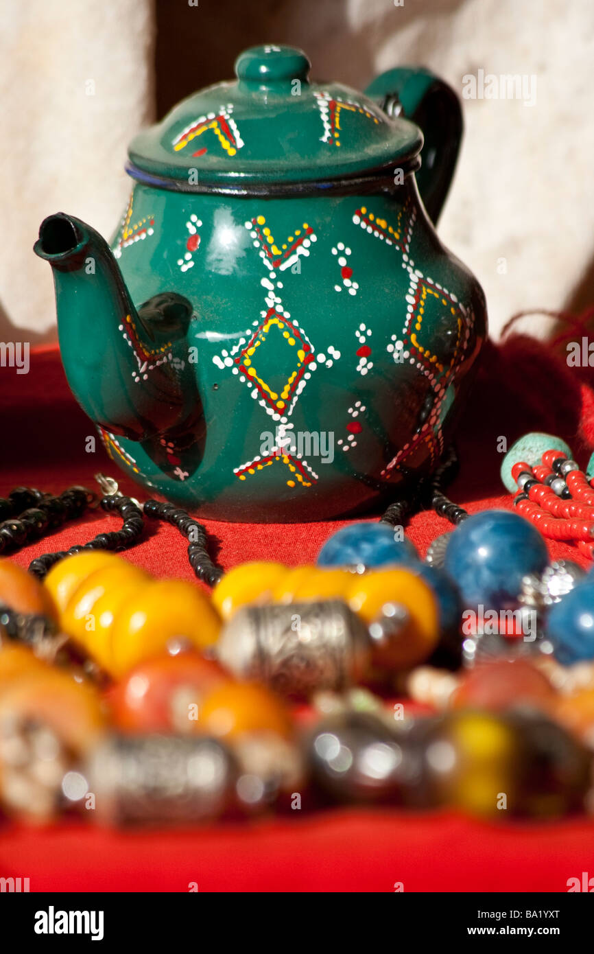 Souvenirs in Chinguetti Mauretanien Stockfoto