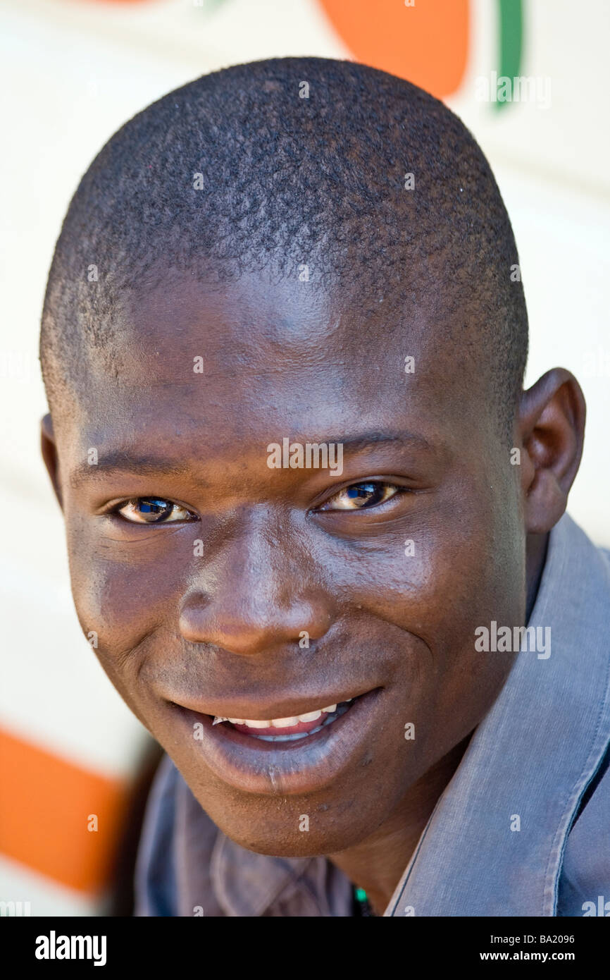 Junger Mann in Mali Westafrika Stockfoto