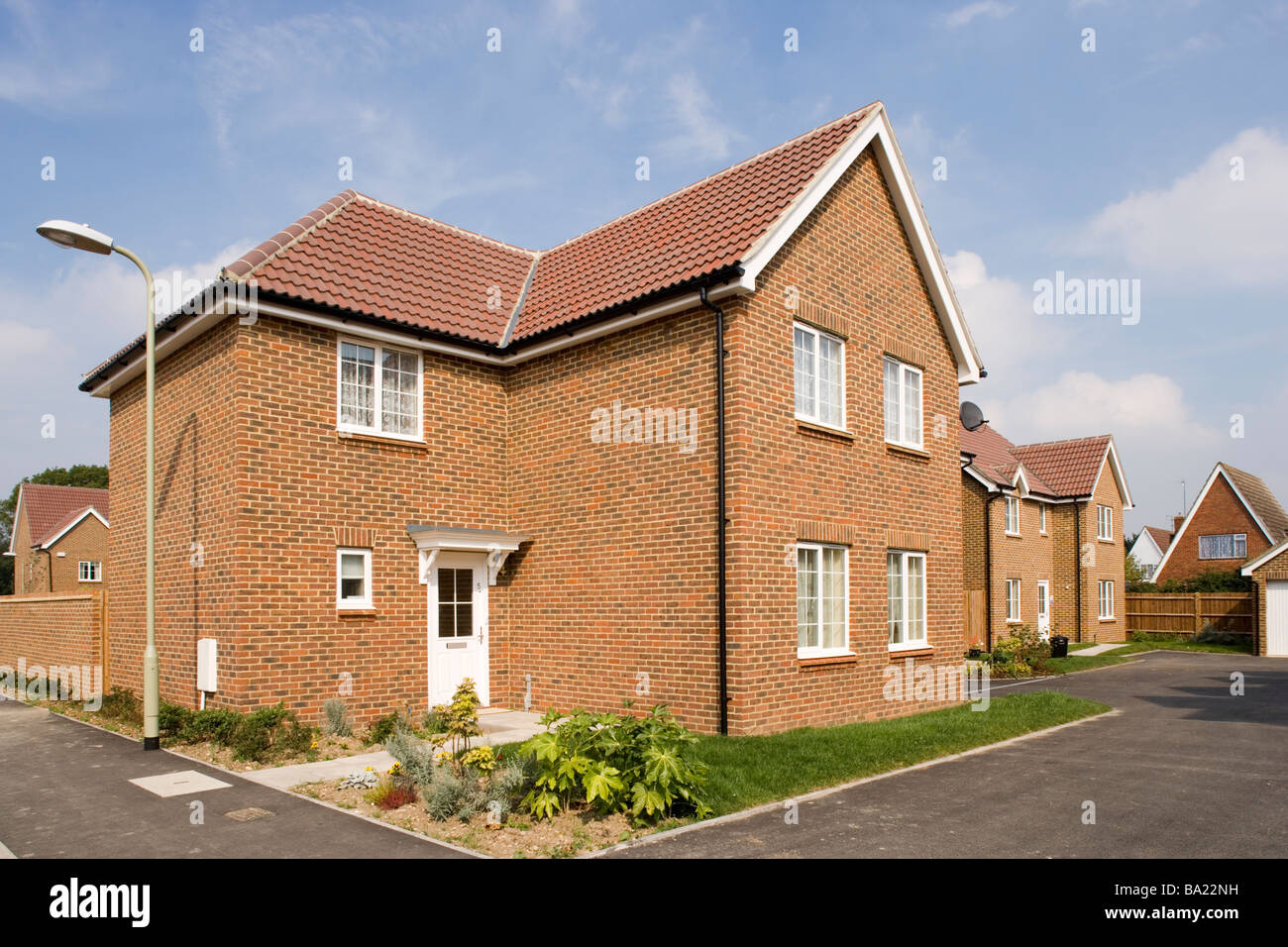 Modernes Einfamilienhaus Berkshire England Stockfoto