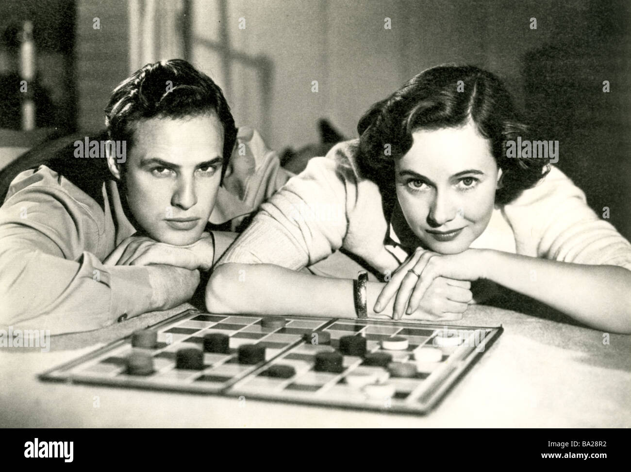 DIE Männer 1950 Stanley Kramer zu Filmen, Marlon Brando und Teresa Wright Stockfoto