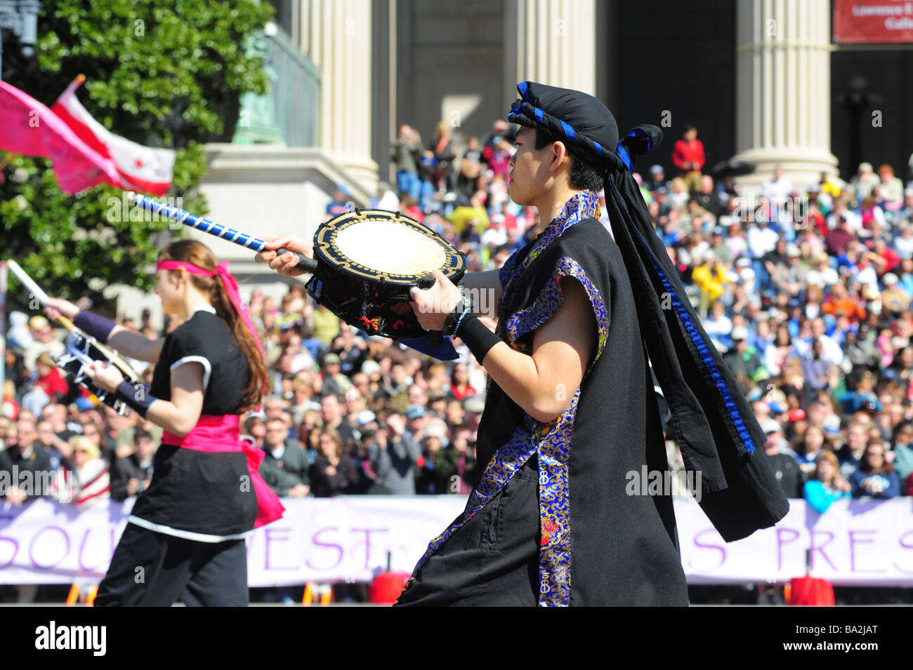 Washington DC The National Cherry Blossom Festival und Parade am Constitution Avenue Stockfoto
