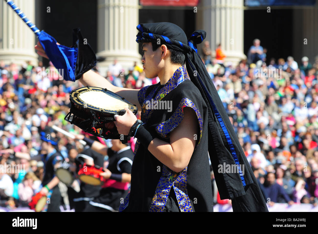 Washington DC The National Cherry Blossom Festival und Parade am Constitution Avenue Stockfoto