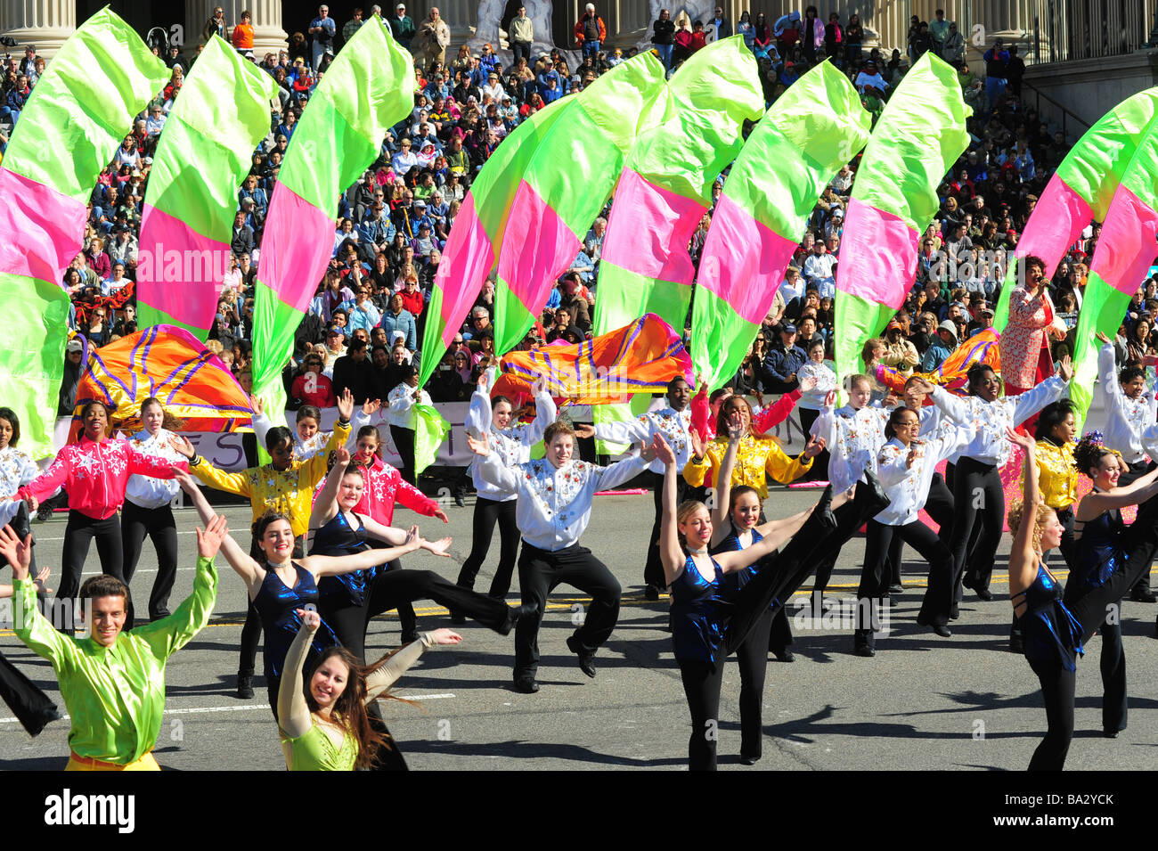 Washington DC The National Cherry Blossom Festival und Parade am Constitution Avenue Stockfoto