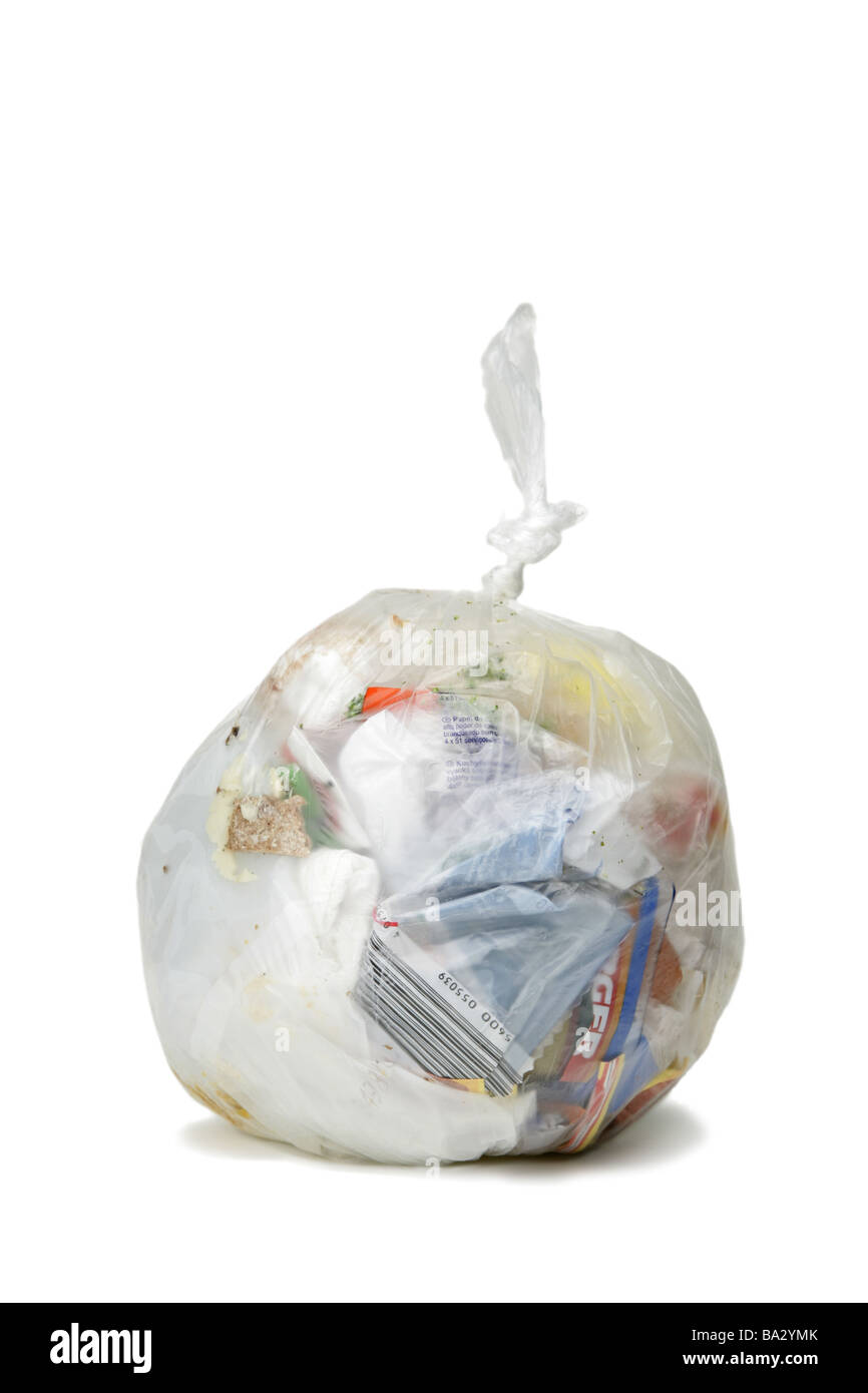 Müll-Sack Müll Hausmüll Rest-Müll-Müllsäcke Abfall entgiftet Entsorgung Müll-Entsorgung  Stockfotografie - Alamy