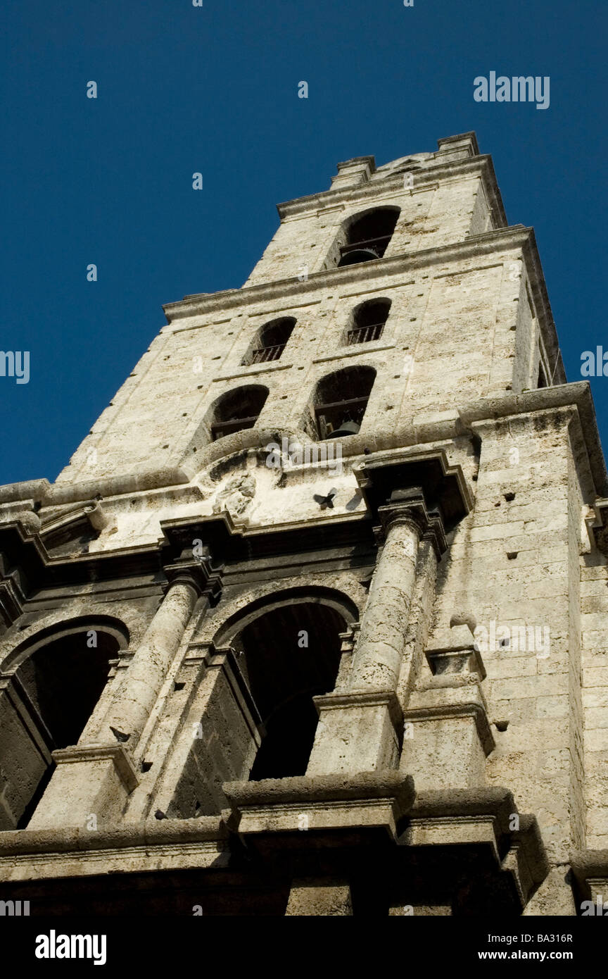 Kuba Havanna Turm der Basilika San Francesco von Assisi San Francisco de Asis März 2009 Stockfoto