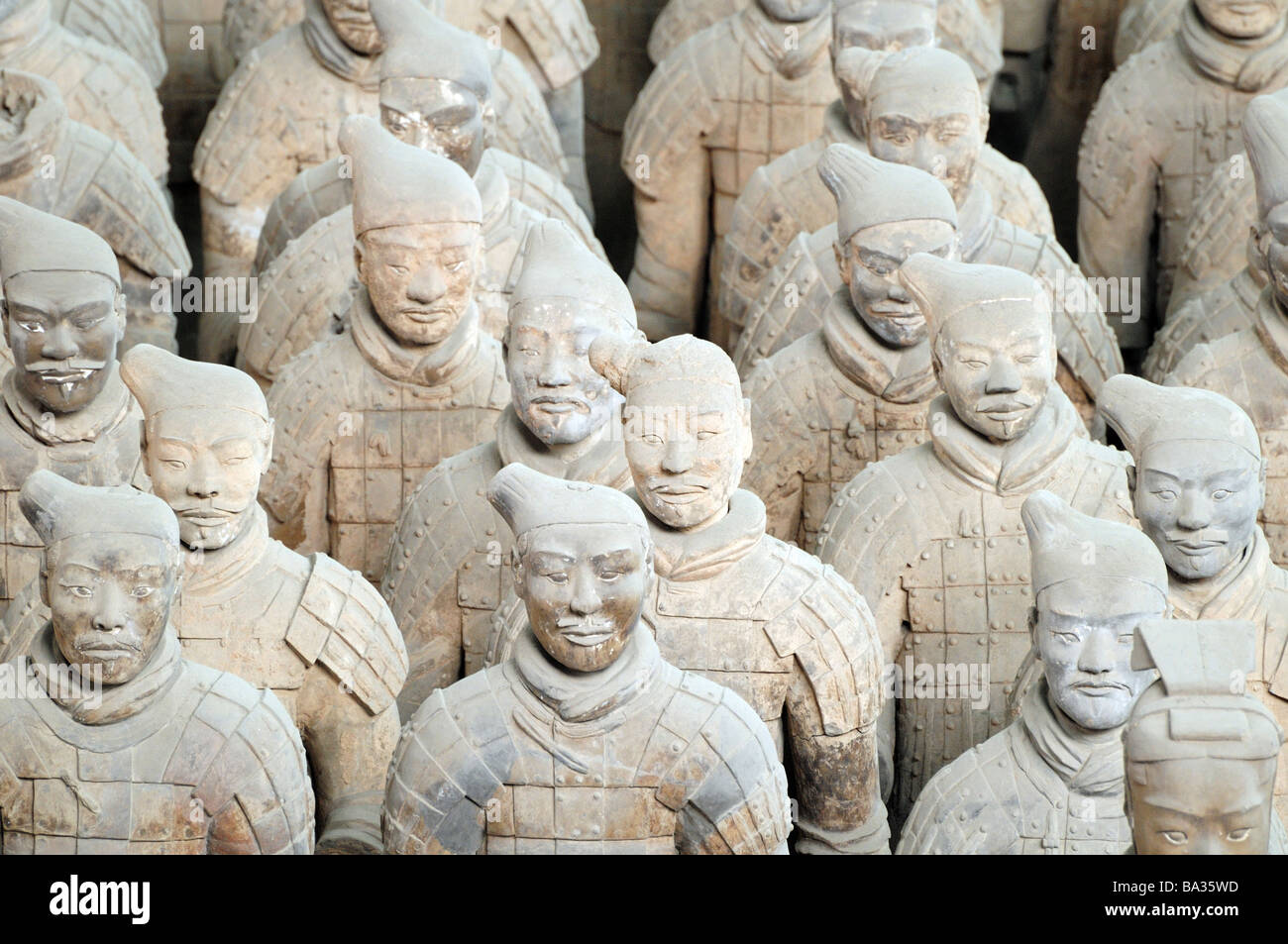 Die Terrakotta Armee in Xi ' an, China. Stockfoto