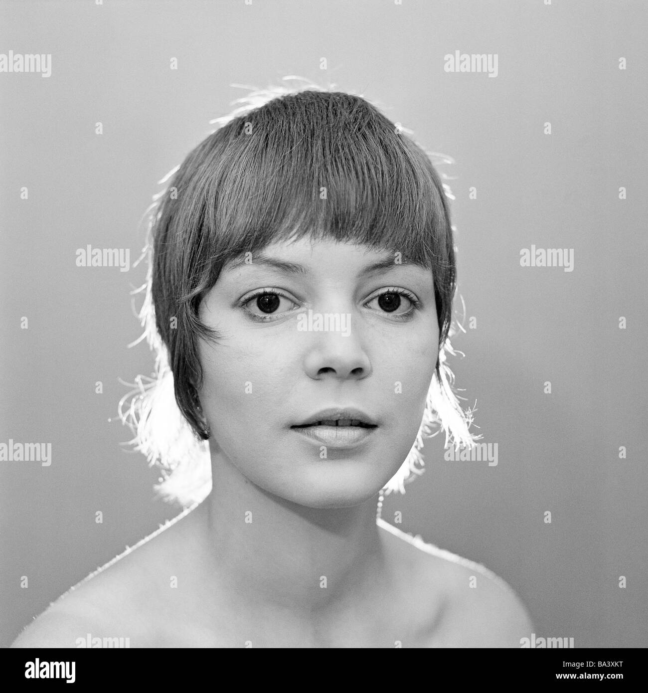 Siebziger Jahre, Menschen, jungen näher, Monika Stockfoto