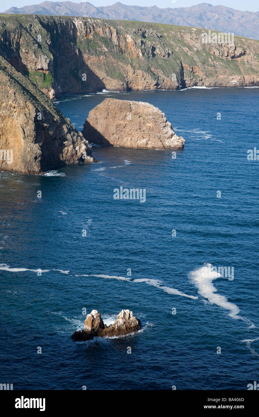 Küste von Santa Cruz, Channel Islands Nationalpark, Kalifornien Stockfoto