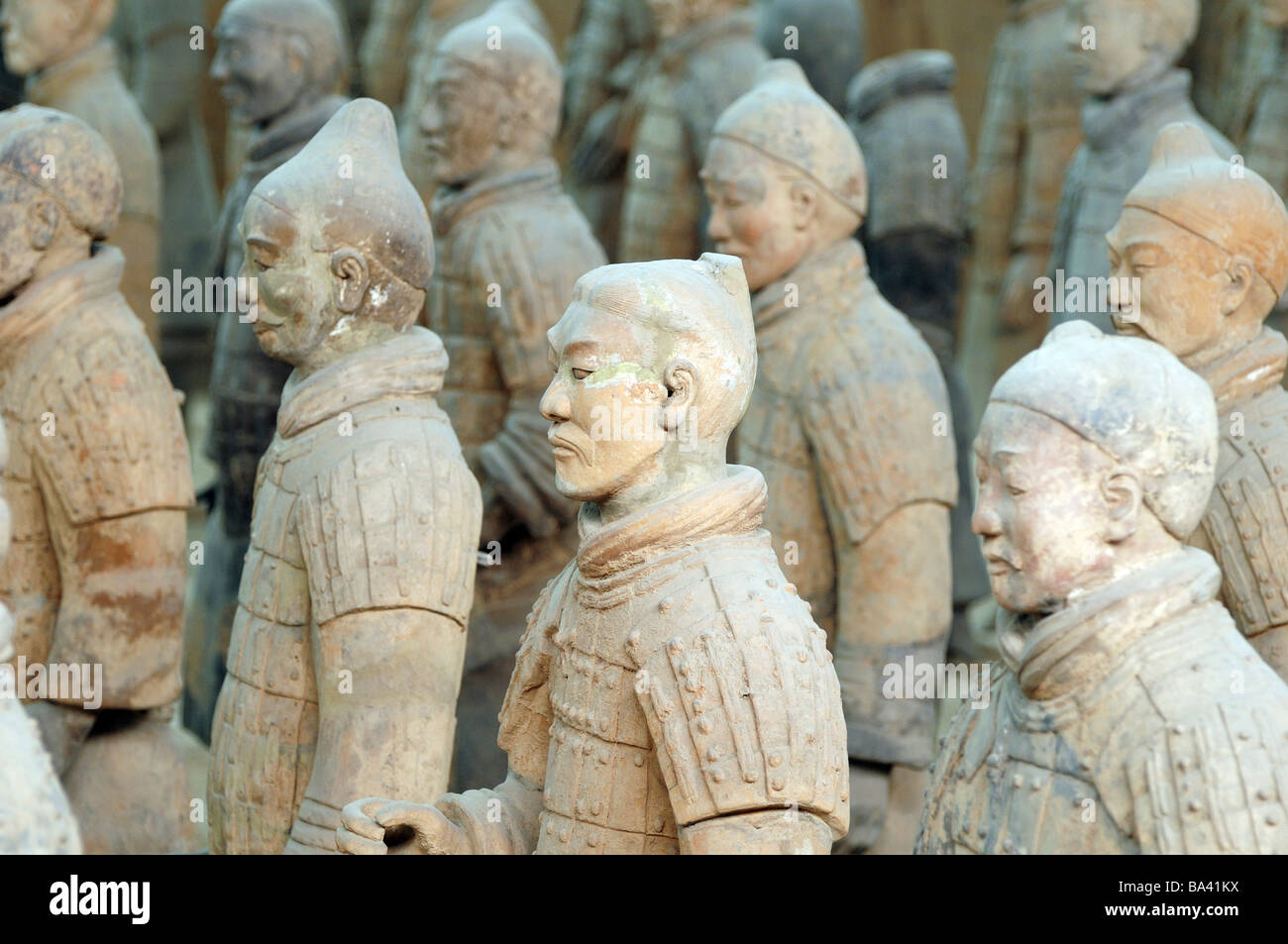 Die Terrakotta Armee in Xi ' an, China. Stockfoto