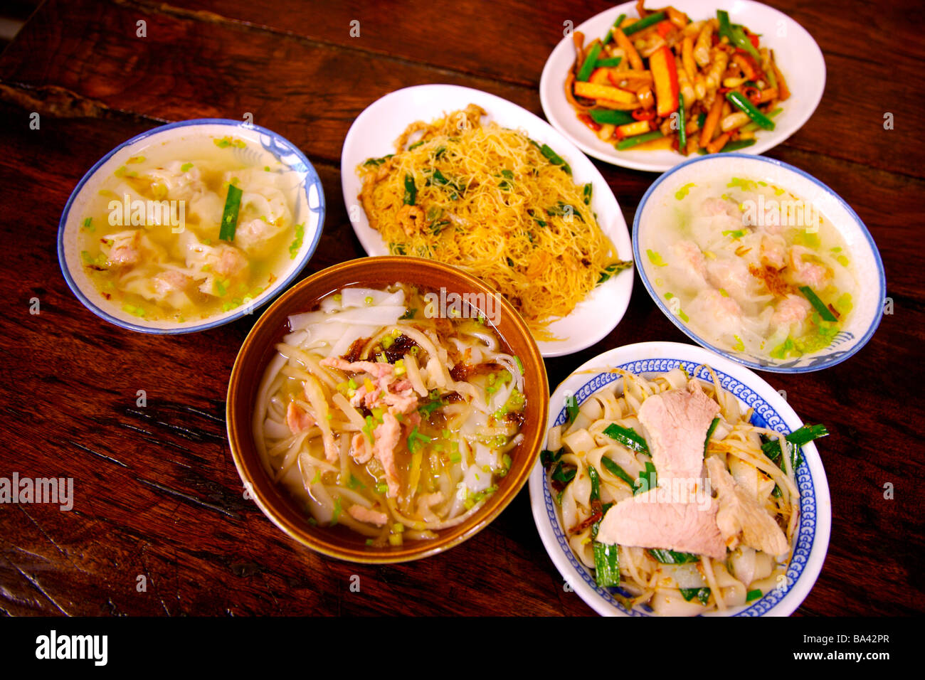 Asien Taiwan Hakka Küche Stockfoto