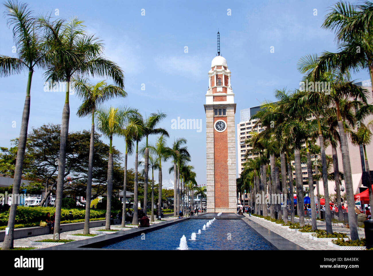 Uhrturm, Kowloon, Hong Kong, China Stockfoto