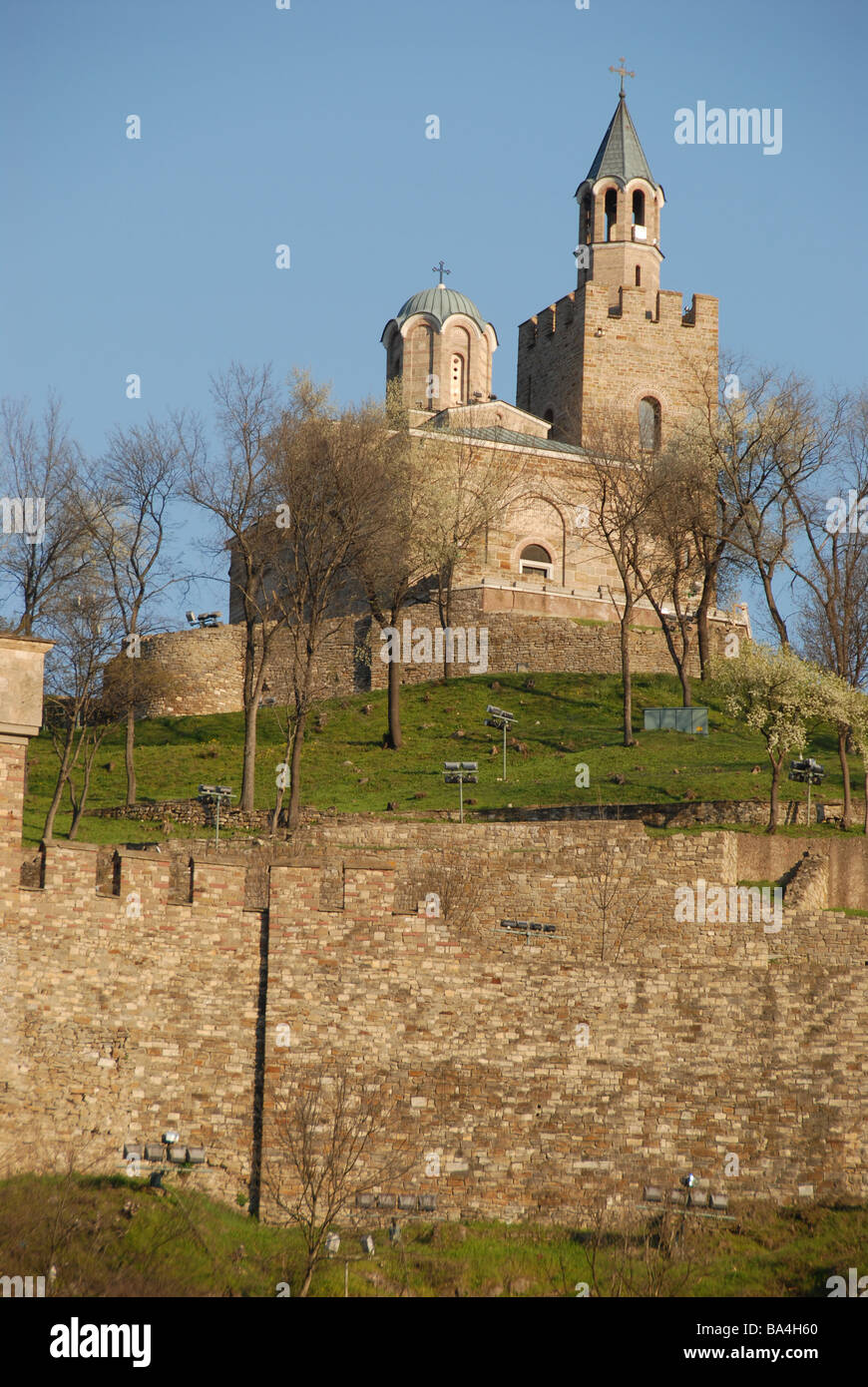 Hügel Zarewez Tarnovo Stockfoto