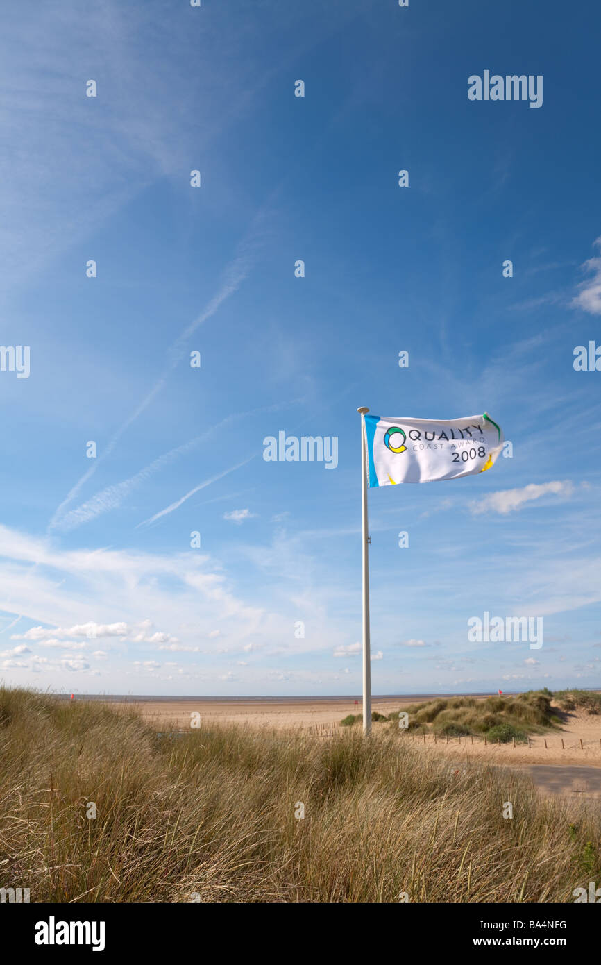 Ainsdale am Meer Strand Stockfoto