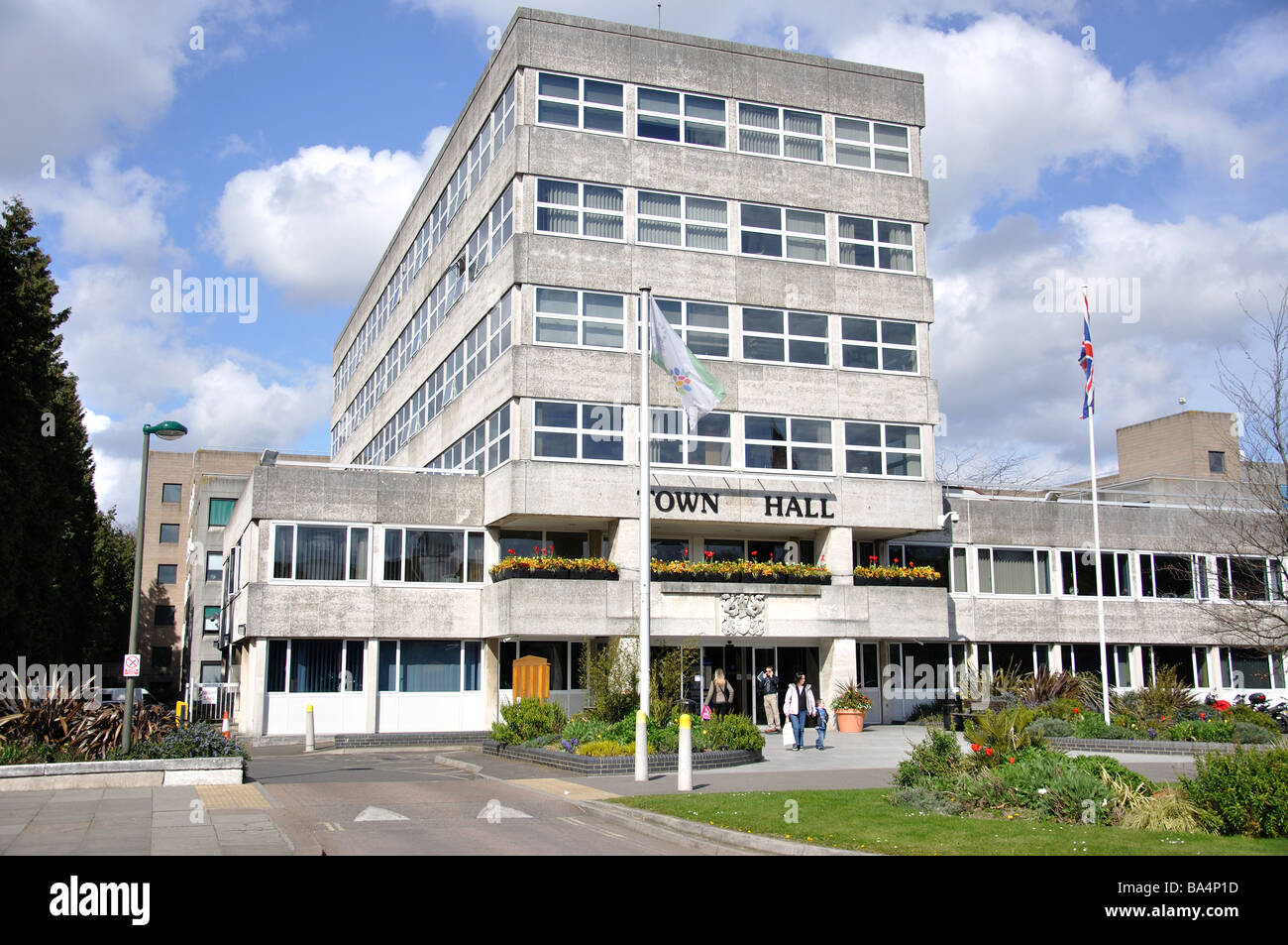 Town Hall Crawley, The Boulevard, Crawley, West Sussex, England, Vereinigtes Königreich Stockfoto