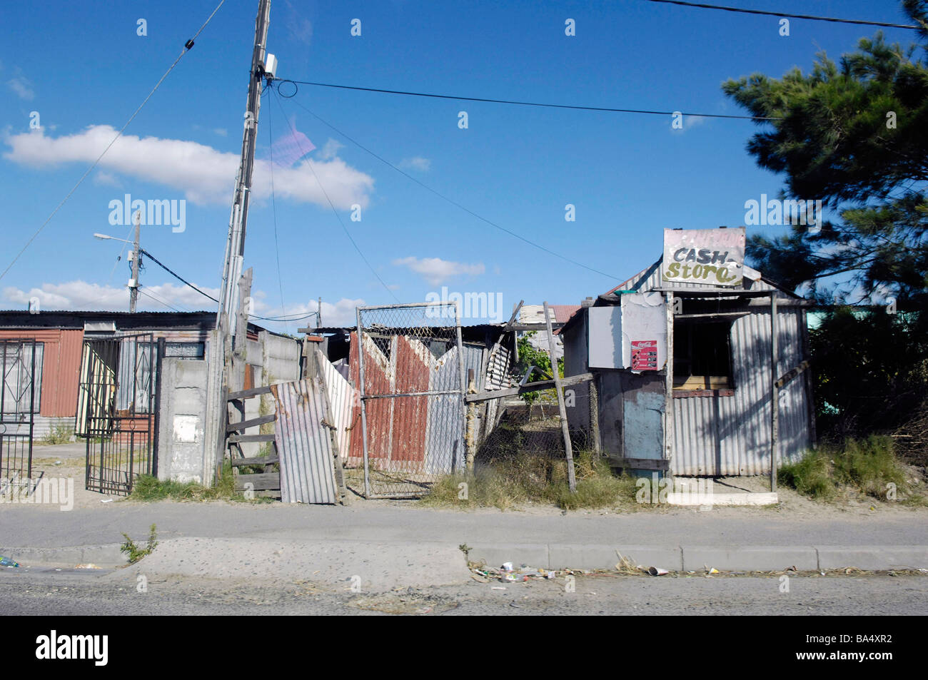 Township Gugulethu, Kapstadt, Südafrika Stockfoto