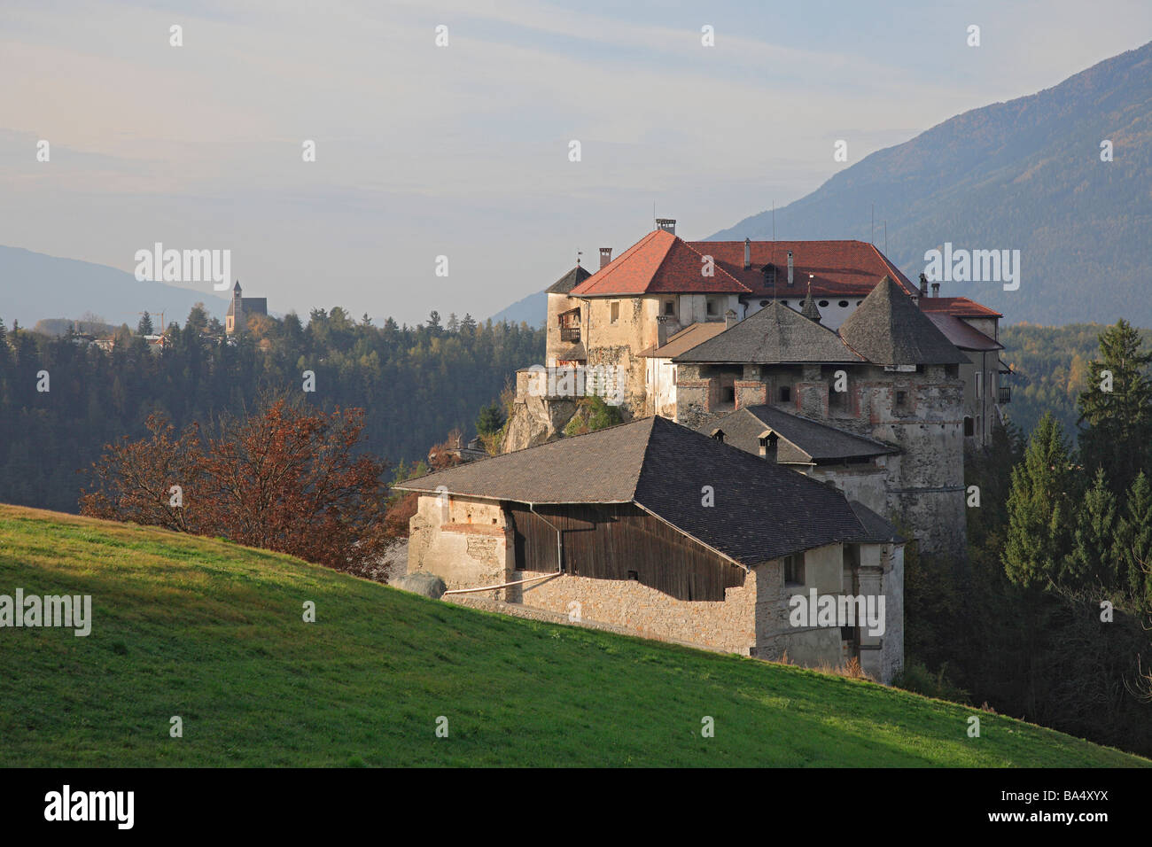 Burg Rodeneck Trentino Italien Stockfoto